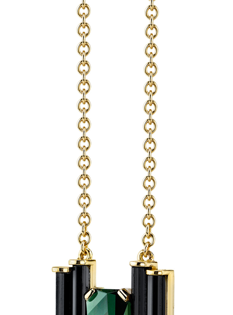 "ART DECO" TOURMALINE PENDANT